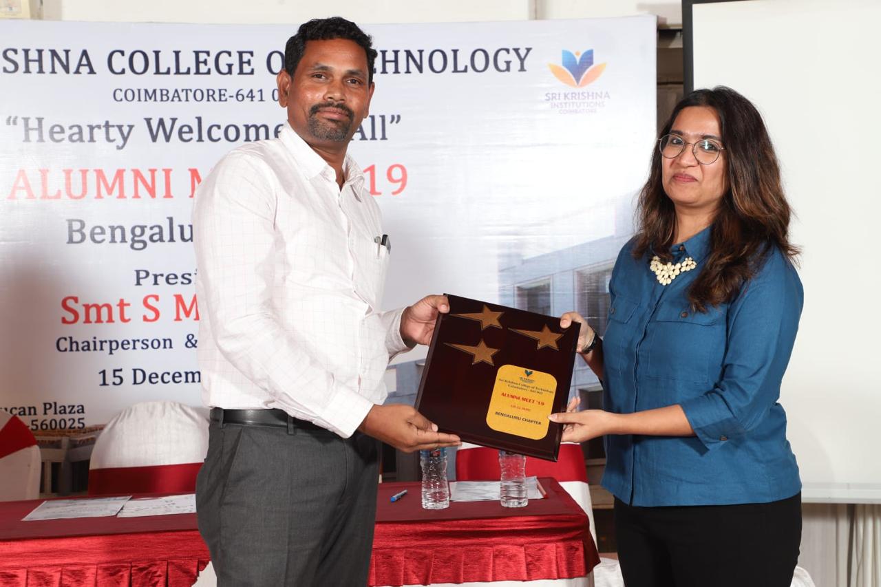APPRECIATION FROM SREE KRISHNA ENGINEERING COLLEGE, CBE, TN 2017